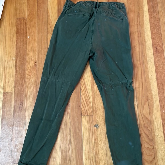 Olive Green Sz 30 Cosmic Blue Love pants - Picture 4 of 5
